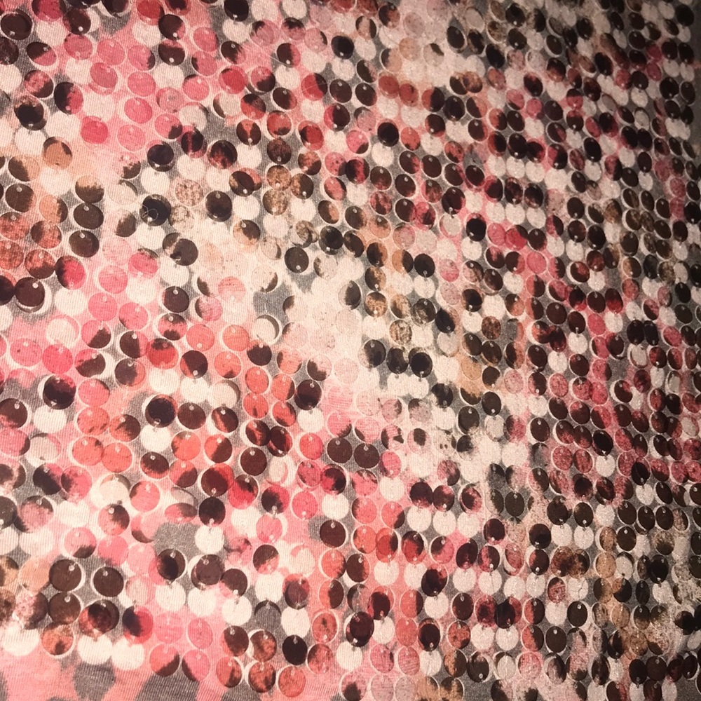 Pink sequence tank-top - Picture 3 of 3